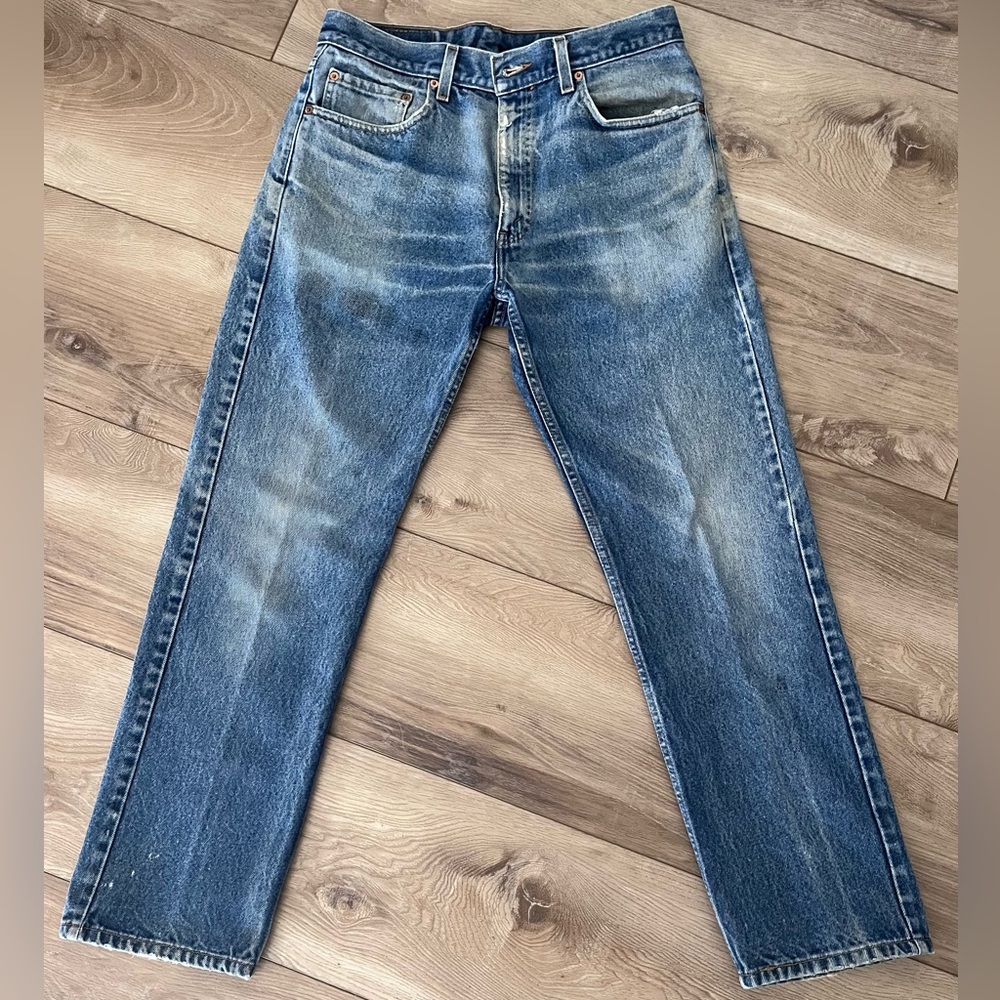 Vintage Levi 505 Straight Leg Jeans W 33 L 30